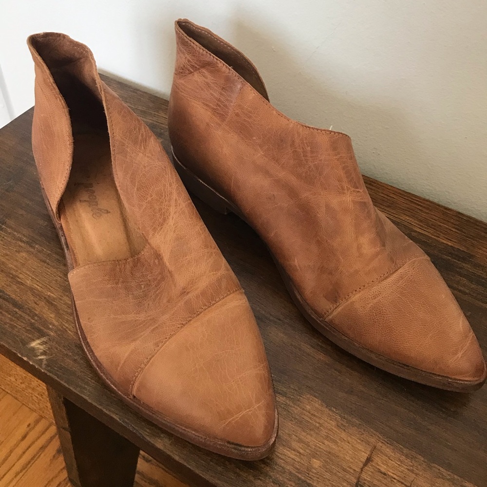 Free People Leather Royals Flat